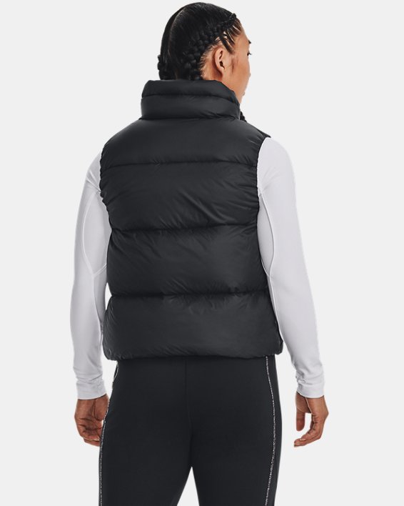 Women's UA Storm ColdGear® Infrared Down Vest, Black, pdpMainDesktop image number 1